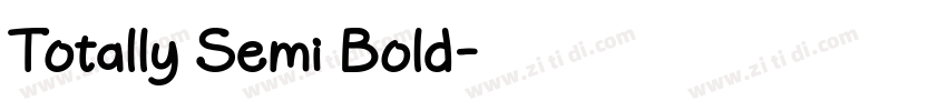 Totally Semi Bold字体转换